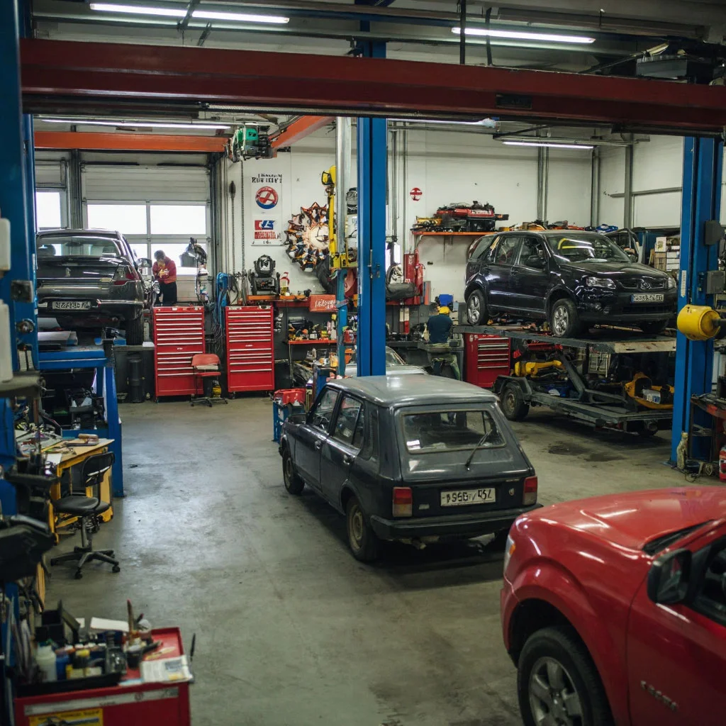 Установка запчастей: выбор автосервиса